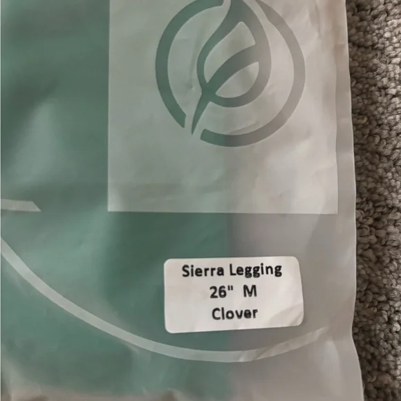 NWT P'tula High-Waist Sierra Green Leggings - Picture 4 of 5